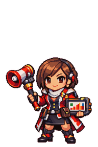 Marketing Manager forged female sprite